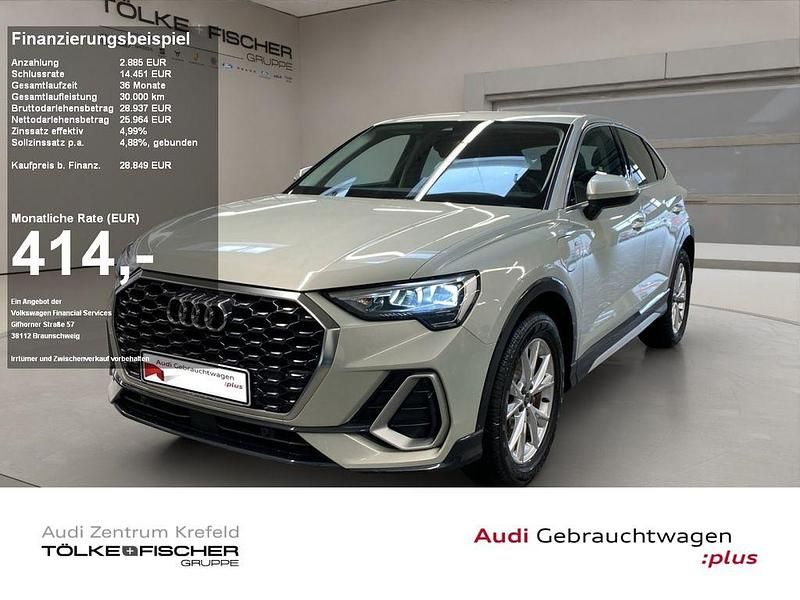 Tausilber metallic Gebraucht 2022 Audi Q3 Sportback S-Line SUV | 28.849 € (Guter Preis) - Bild 1/4