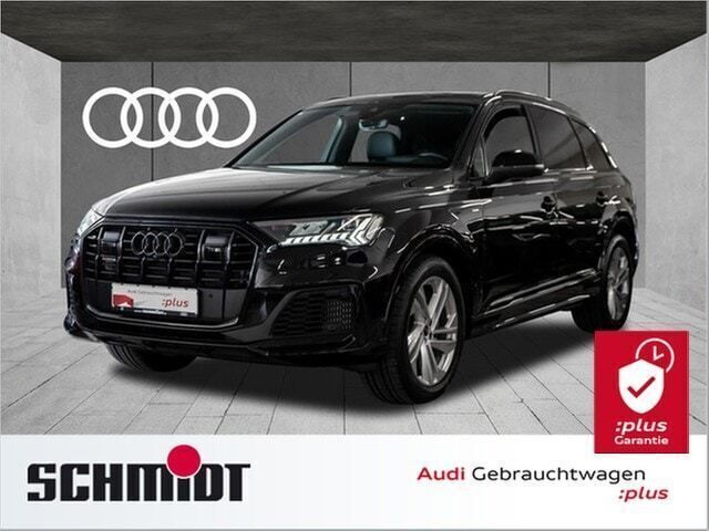 Mythosschwarz metallic Gebraucht 2023 Audi Q7 S-Line SUV | 66.440 € (Guter Preis) - Bild 1/2