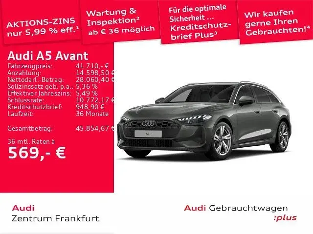 Gebraucht Audi A5 Sport 204 PS (150 kW) 2025 Chronosgrau metallic Kombi