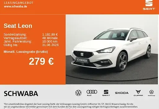 Gebraucht Seat Leon ST FR 204 PS (150 kW) 2023 Weiß Kombi