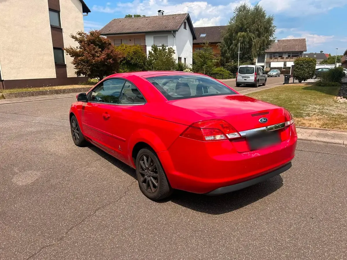 Gebraucht Ford Focus Cabriolet 101 PS (74 kW) 2009 Rot Cabrio