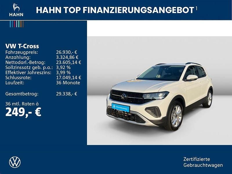 Gebraucht VW T-Cross Life 150 PS (110 kW) 2025 Weiß SUV