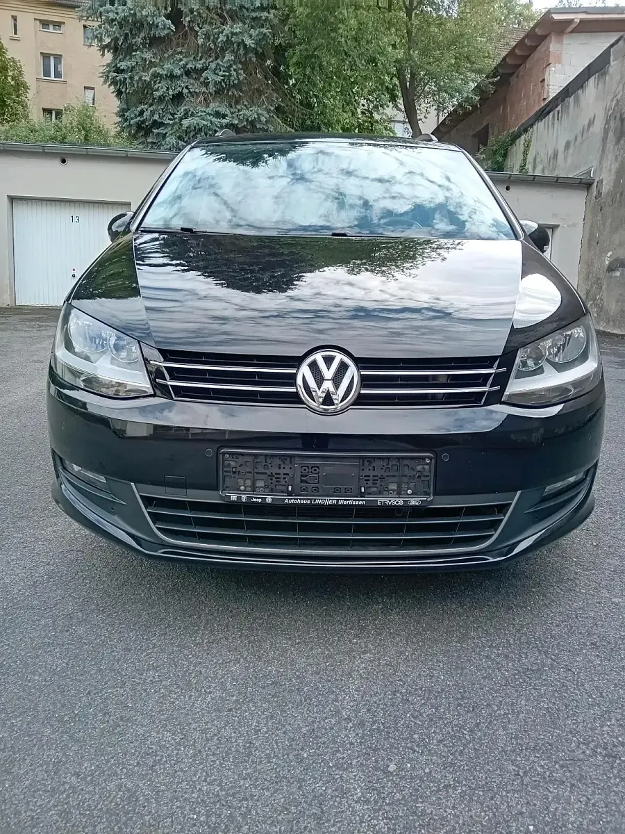 Gebraucht VW Sharan 150 PS (110 kW) 2013 Schwarz Van / Kleinbus