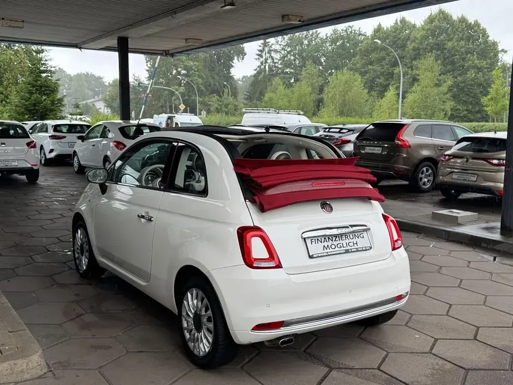Gebraucht Fiat 500 Lounge 69 PS (50 kW) 2016 Weiß Cabrio