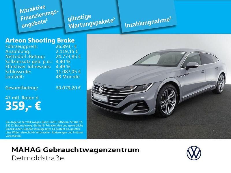Grau Gebraucht 2022 VW Arteon R-line Limousine | 26.893 € (Fairer Preis) - Bild 1/2