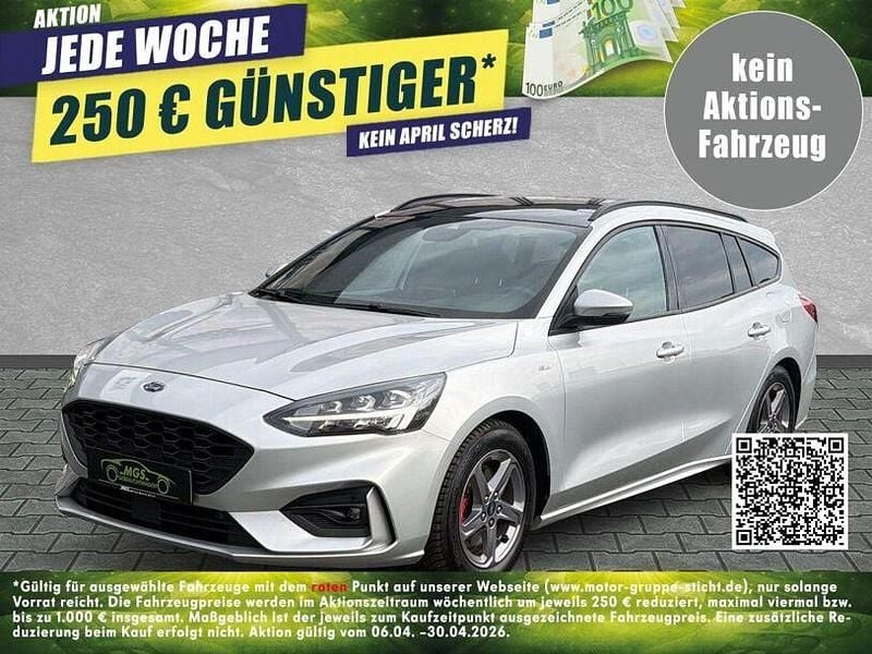 Gebraucht Ford Focus ST-Line 155 PS (114 kW) 2020 Polarsilber metallic Kombi