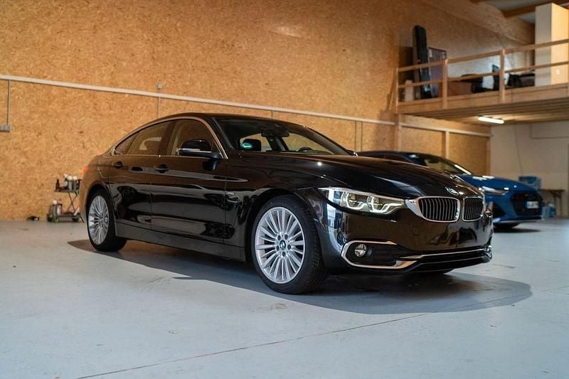 Schwarz Gebraucht 2017 BMW 420 Gran Coupé Luxury Line Coupé | 24.800 € (Fairer Preis) - Bild 1/4