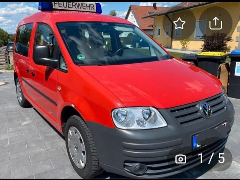 Rot Gebraucht 2008 VW Caddy Life Van / Kleinbus | 6.590 € (Teuer) - Bild 1/4