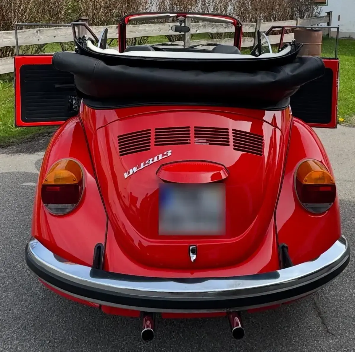 Gebraucht VW Käfer 50 PS (36 kW) 1978 Rot Cabrio