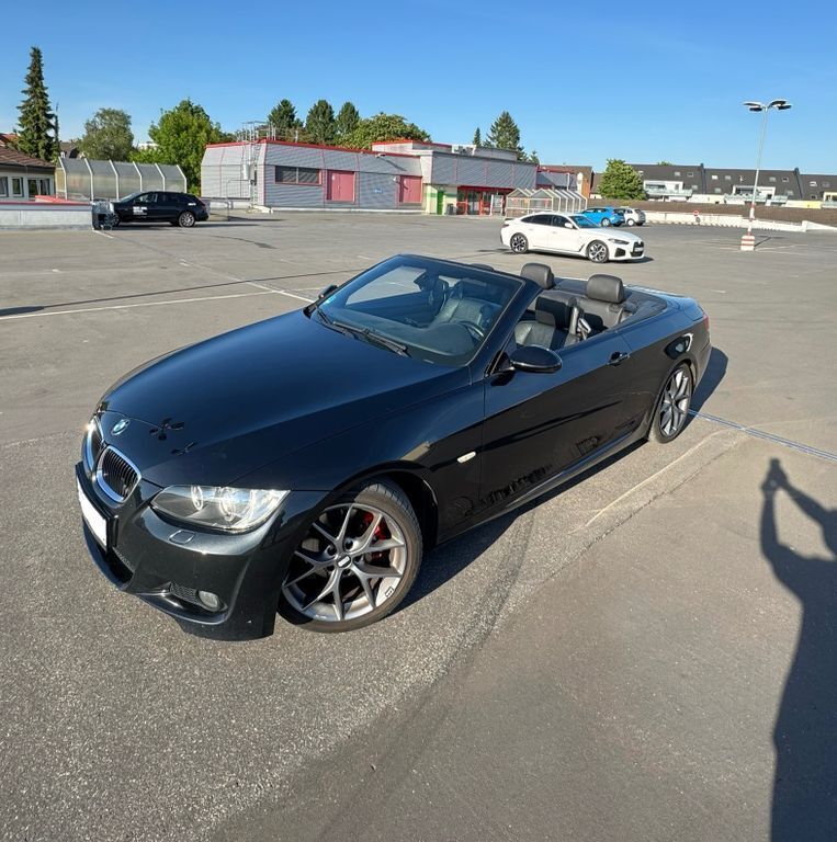 Schwarz Gebraucht 2008 BMW 320 Cabriolet Cabrio | 8.300 € (Fairer Preis) - Bild 1/4