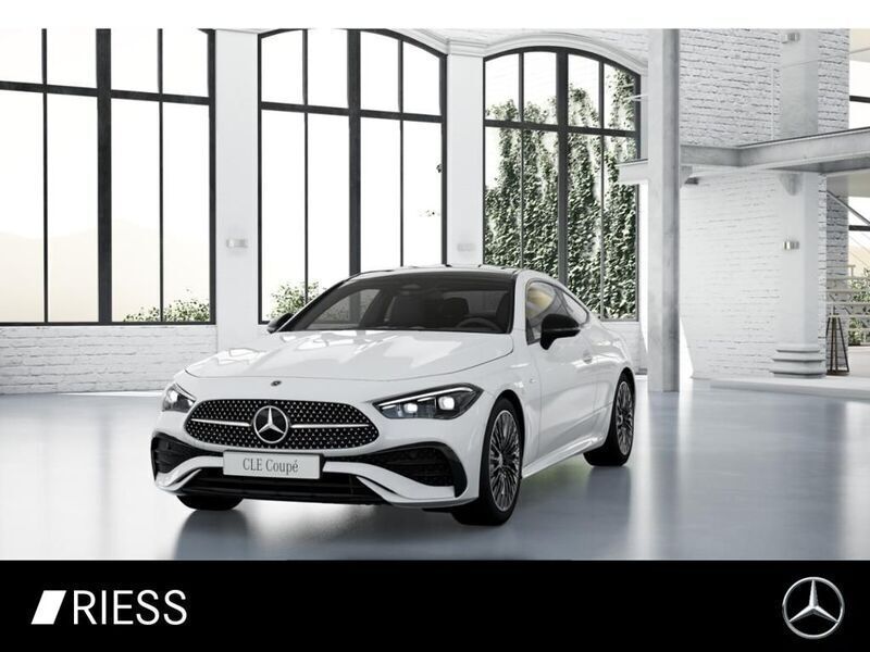 Unilack polarweiß Gebraucht 2024 Mercedes CLE300 AMG Coupé | 62.300 € (Teuer) - Bild 1/4