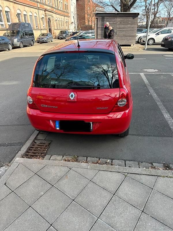 Gebraucht Renault Clio II Campus 58 PS (42 kW) 2007 Rot Kleinwagen