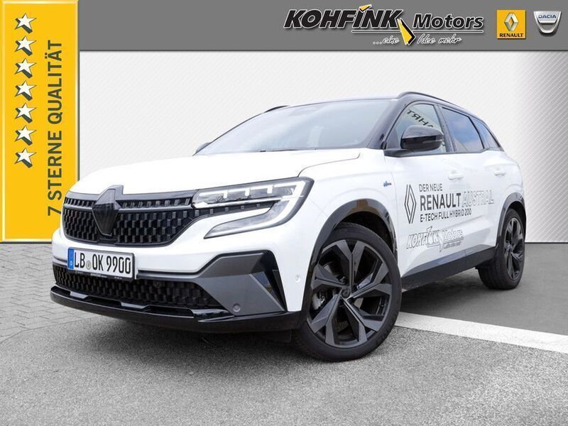 Weiss / perlmuttweiss (metallic) Gebraucht 2023 Renault Austral Techno Esprit Alpine SUV | 34.980 € (Fairer Preis) - Bild 1/3