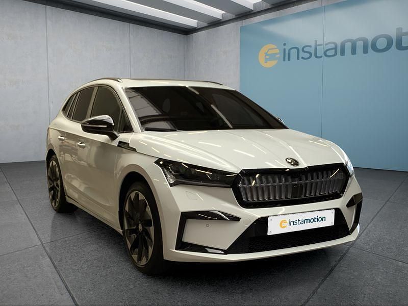 Weiß Gebraucht 2024 Skoda Enyaq iV SUV | 51.149 € (Etwas zu teuer) - Bild 1/2
