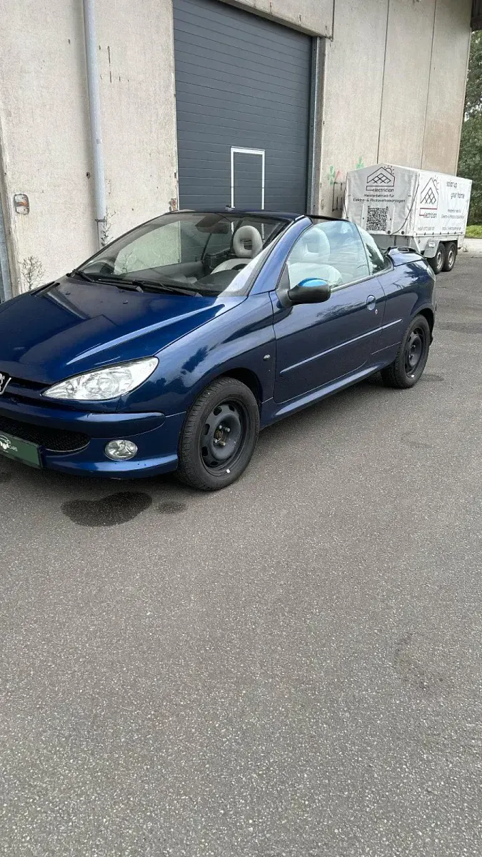 Gebraucht Peugeot 206 CC 109 PS (80 kW) 2004 Blau Cabrio