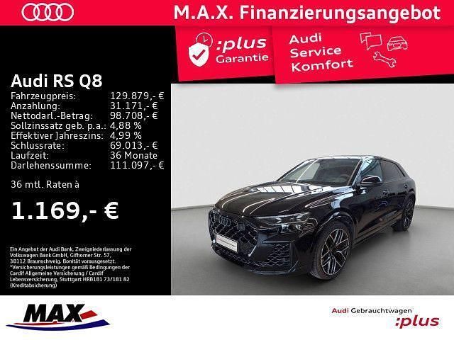 Schwarz Gebraucht 2024 Audi RS Q8 Ambiente SUV | 129.879 € (Fairer Preis) - Bild 1/3