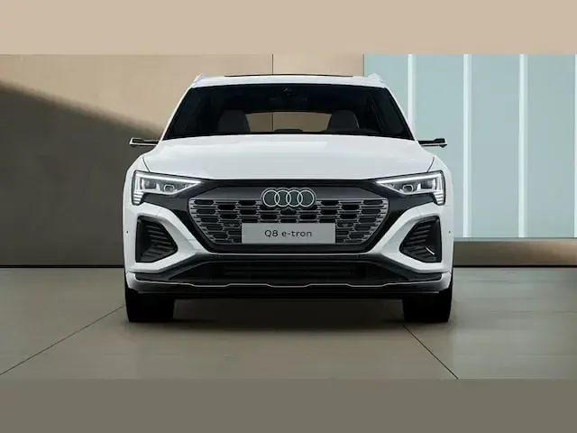 Gebraucht Audi Q8 e-tron S-Line 300 kW (408 PS) 2023 Gletscherweiß metallic SUV
