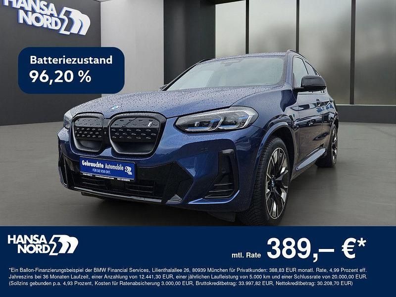 Blau / phytonicblau (metallic) Gebraucht 2022 BMW iX3 Performance SUV | 39.650 € (Guter Preis) - Bild 1/4