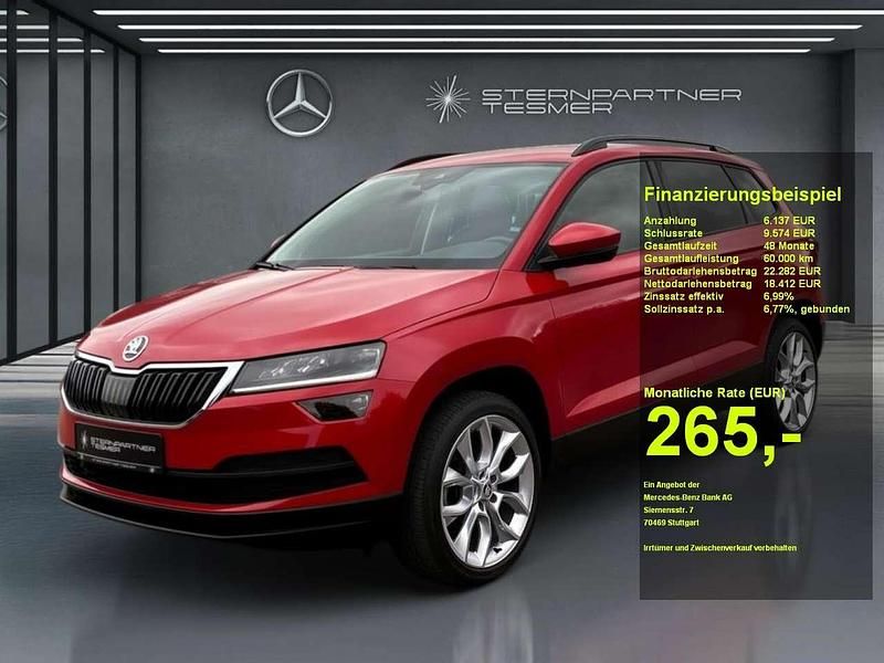 Rot Gebraucht 2020 Skoda Karoq Style SUV | 23.450 € (Guter Preis) - Bild 1/3