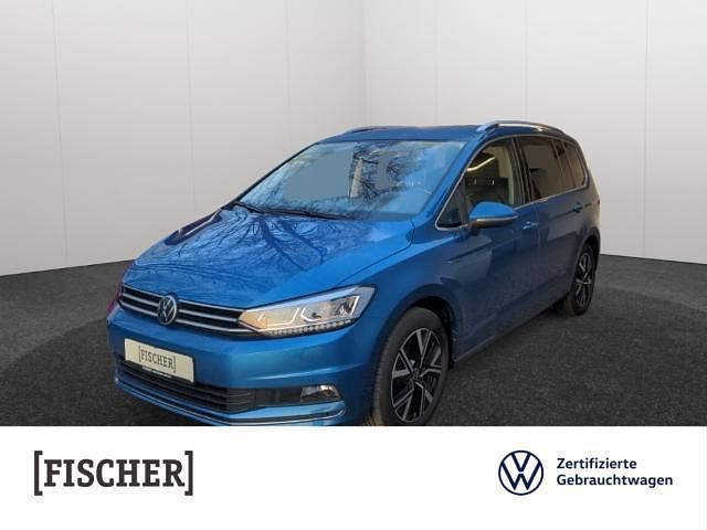 Gebraucht VW Touran Highline 150 PS (110 kW) 2022 Blau Van / Kleinbus