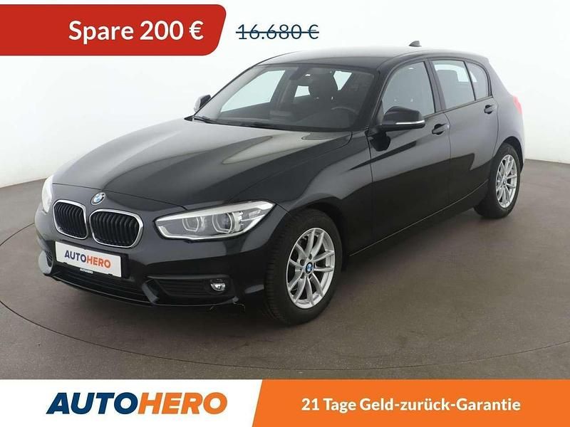 Saphirschwarz Gebraucht 2019 BMW 118 Advantage Kleinwagen | 16.480 € (Fairer Preis) - Bild 1/3