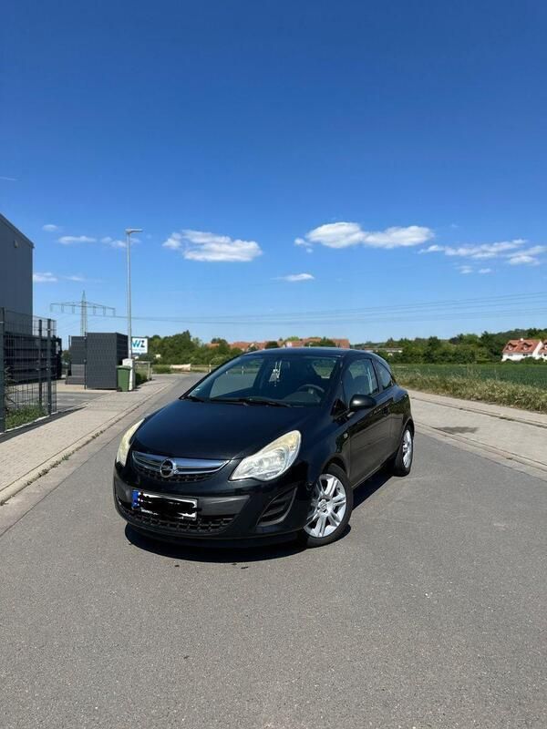 Schwarz Gebraucht 2012 Opel Corsa Edition Kleinwagen | 1.450 € - Bild 1/4