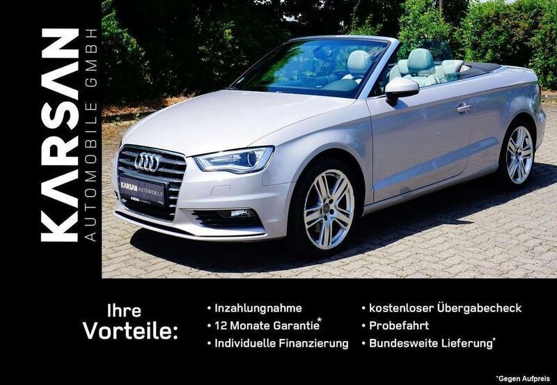 Grau Gebraucht 2015 Audi A3 Cabriolet Attraction Cabrio | 14.999 € (Guter Preis) - Bild 1/4