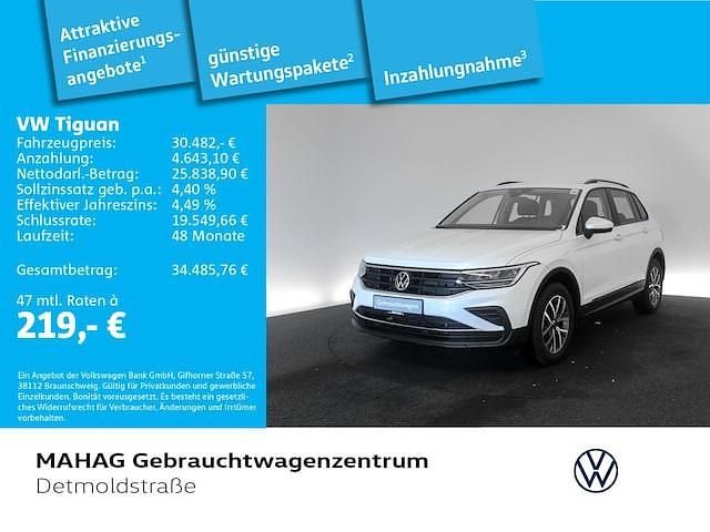 Gebraucht VW Tiguan R 150 PS (110 kW) 2023 Oryxweiß perlmutteffekt SUV