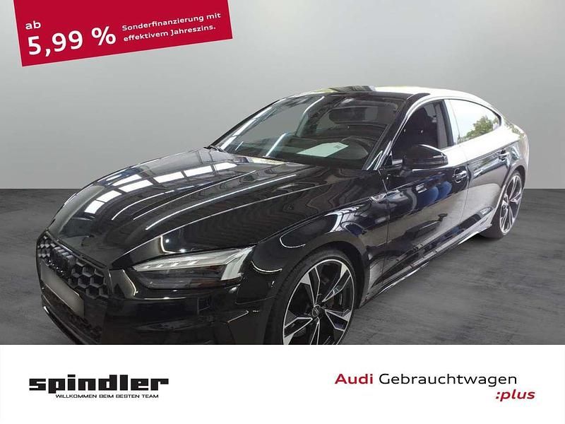 Mythosschwarz metallic Gebraucht 2022 Audi A5 S-Line Coupé | 40.980 € (Teuer) - Bild 1/4