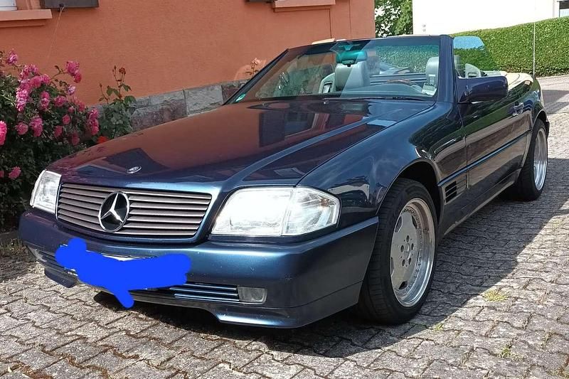 Blau Gebraucht 1995 Mercedes SL280 Cabrio | 18.900 € - Bild 1/1