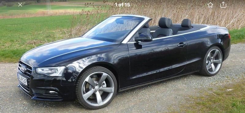 Schwarz Gebraucht 2012 Audi A5 Cabriolet Cabrio | 11.900 € (Guter Preis) - Bild 1/4