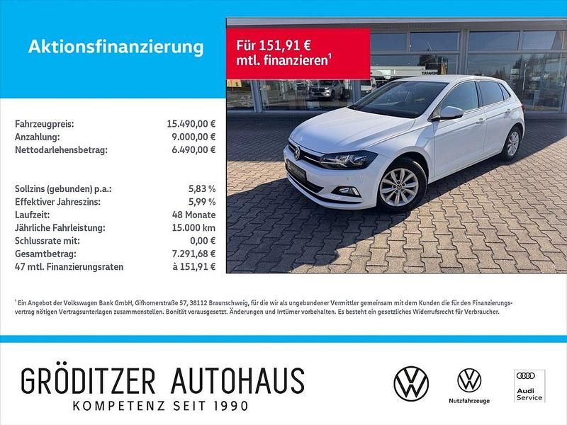 Gebraucht VW Polo Highline 95 PS (69 kW) 2020 Weiß Limousine