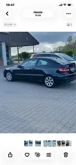Gebraucht Mercedes CLC200 174 PS (127 kW) 2009 Schwarz Kleinwagen