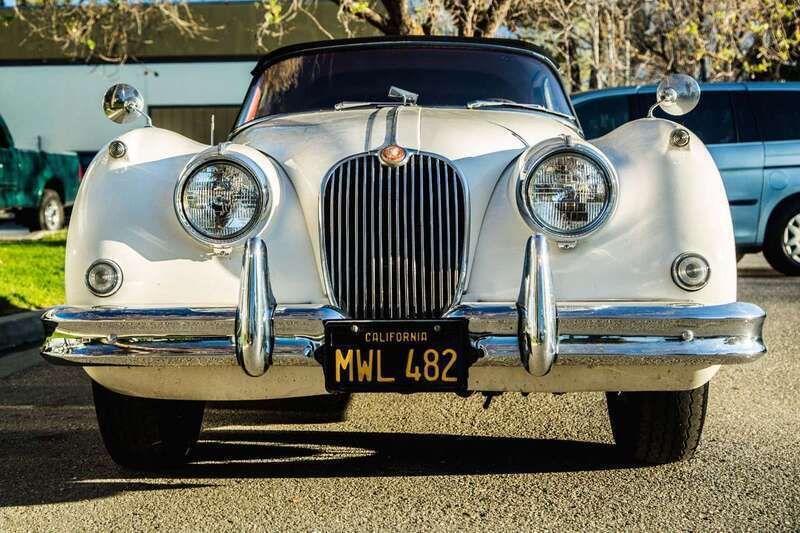 Weiß Gebraucht 1958 Jaguar XK Cabrio | 98.500 € - Bild 1/4