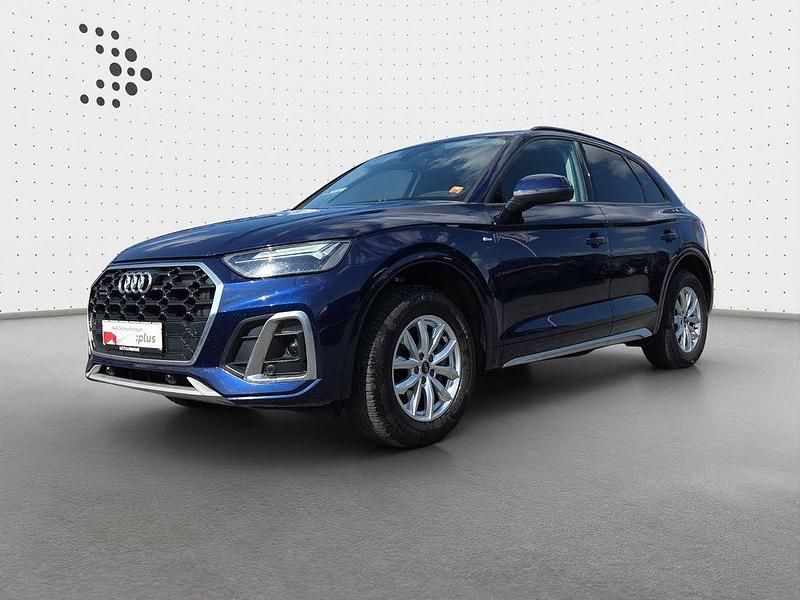 Gebraucht Audi Q5 S-Line 204 PS (150 kW) 2023 Navarrablau metallic SUV