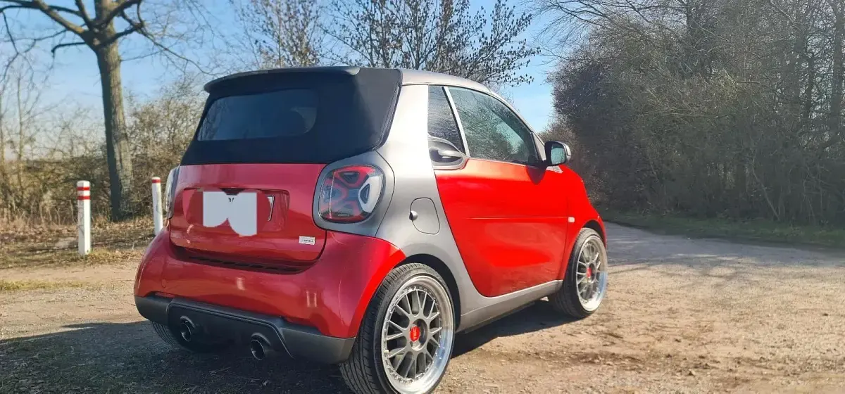Gebraucht Smart ForTwo Cabrio Brabus 136 PS (100 kW) 2016 Rot Cabrio