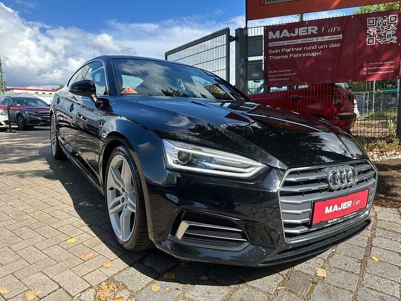 Schwarz Gebraucht 2019 Audi A5 Sportback S-Line Limousine | 32.490 € (Fairer Preis) - Bild 1/3