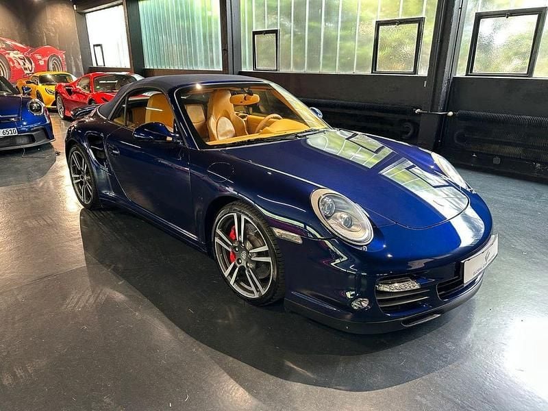 Gebraucht Porsche 911 Turbo Cabriolet Chrono 500 PS (367 kW) 2011 Blau Cabrio