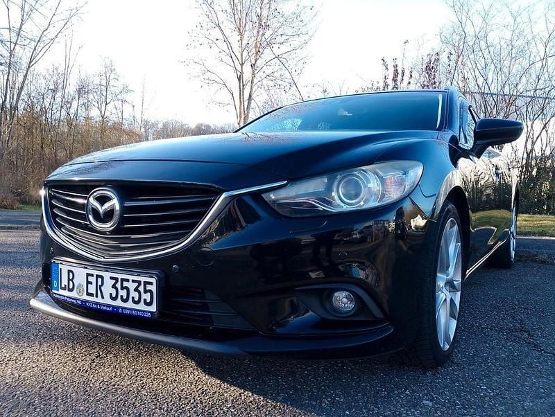 Schwarz Gebraucht 2014 Mazda 6 Sports-Line Limousine | 5.490 € (Guter Preis) - Bild 1/4