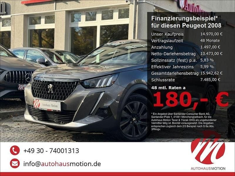 Gebraucht Peugeot 2008 GT 131 PS (96 kW) 2021 Lackierung platiniumgrau/typ SUV