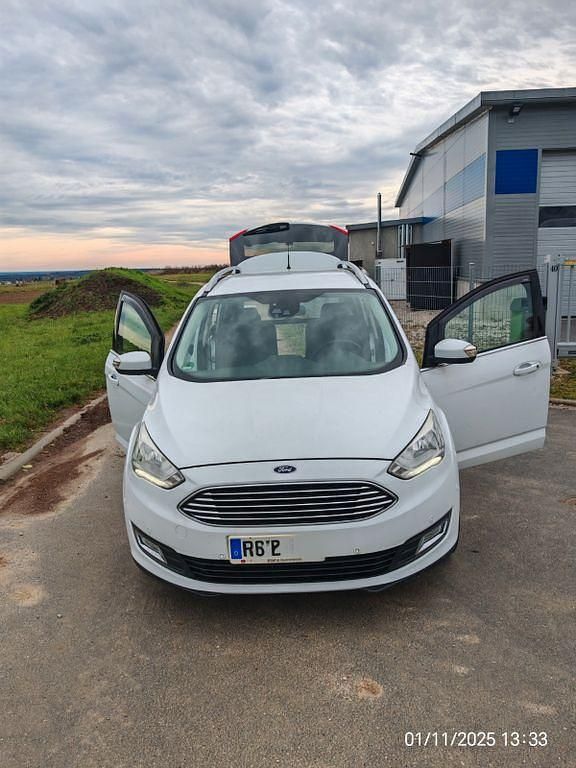 Gebraucht Ford Grand C-Max Titanium 150 PS (110 kW) 2016 Weiß Van / Kleinbus