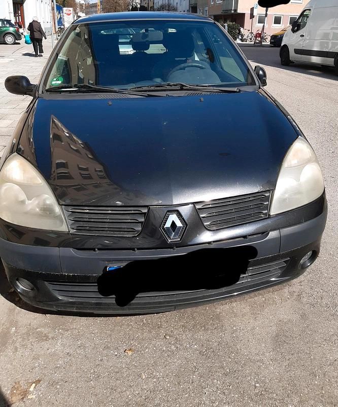 Gebraucht Renault Clio II 2004 Schwarz Kleinwagen
