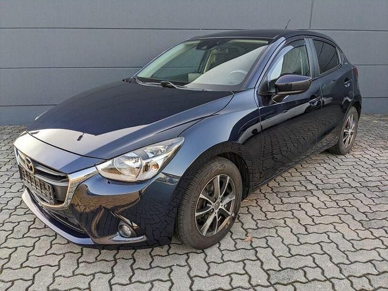Gebraucht Mazda 2 Exclusive 90 PS (66 kW) 2015 Mitternachsblau metallic (metallic) Kleinwagen