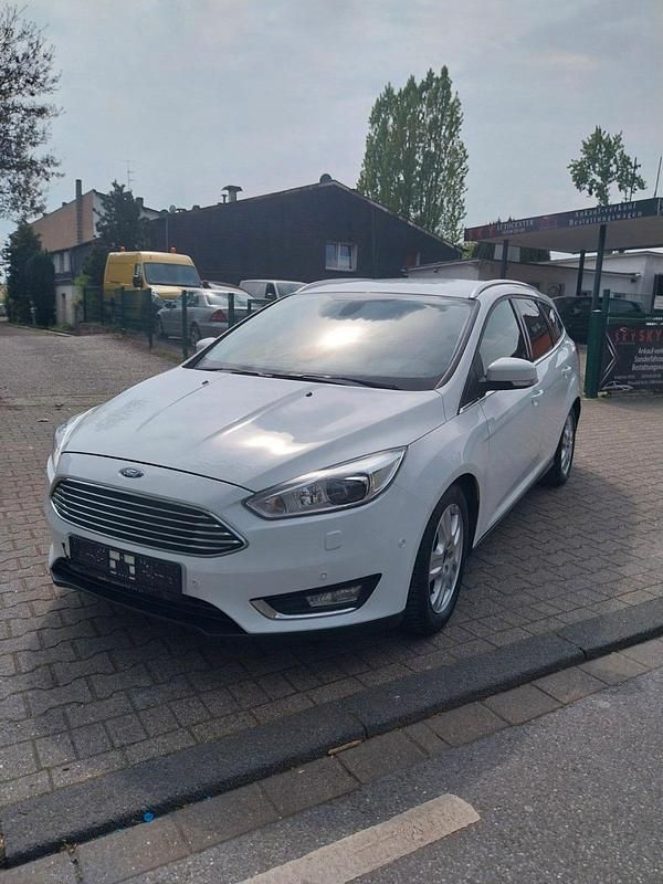 Second-hand Ford Focus Titanium 125 CP (91 kW) 2015 Alb Break