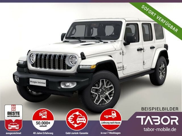 Neu Jeep Wrangler Sahara 272 PS (200 kW) 2025 Weiß SUV
