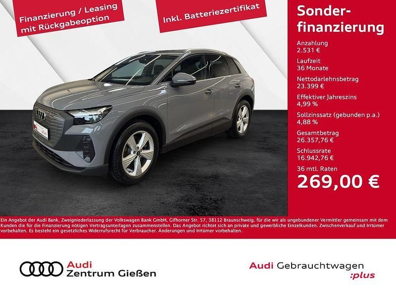Kieselgrau Gebraucht 2022 Audi Q4 e-tron Basis SUV | 25.930 € (Guter Preis) - Bild 1/4