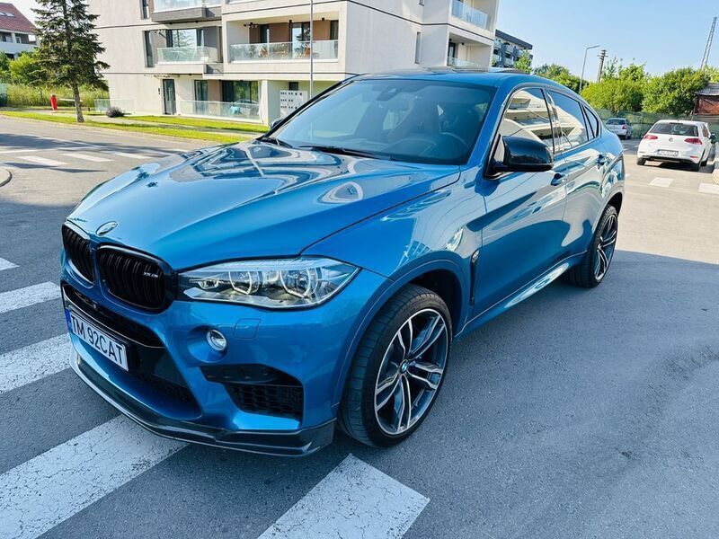 Blau Gebraucht 2015 BMW X6 M Performance SUV | 47.999 € (Teuer) - Bild 1/4