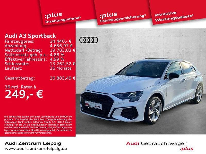 Gebraucht Audi A3 S-Line 245 PS (180 kW) 2022 Weiß Limousine