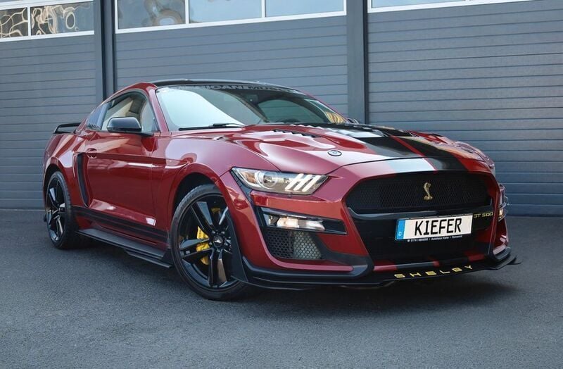 Rot Gebraucht 2017 Ford Mustang Premium Coupé | 25.950 € (Superpreis) - Bild 1/4
