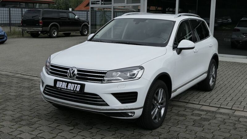 Pure white Gebraucht 2016 VW Touareg Terrain Tech SUV | 19.990 € (Fairer Preis) - Bild 1/4